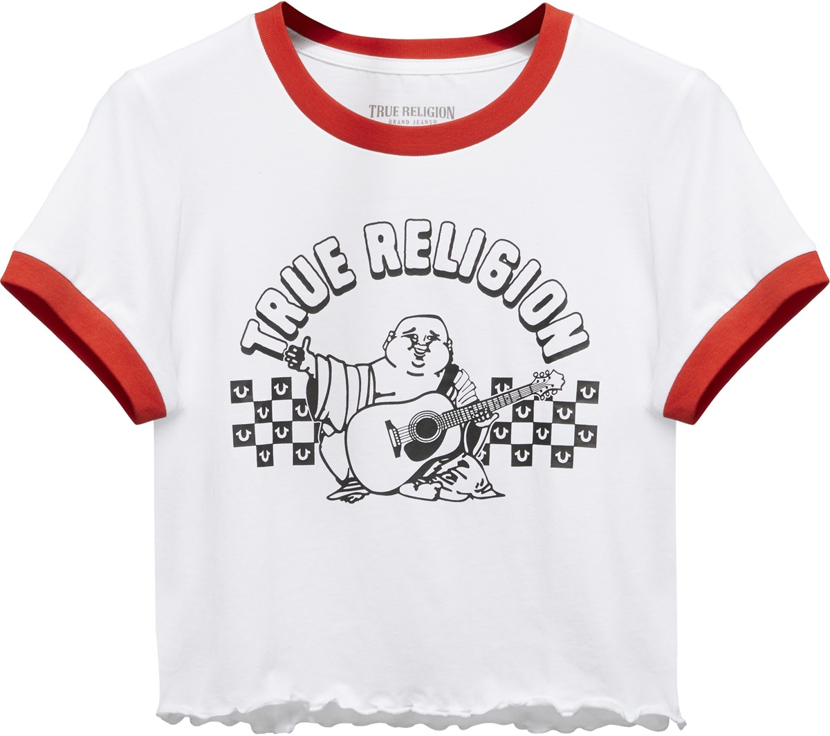 True Religion: White TR Buddha Logo Baby T-Shirt - 1