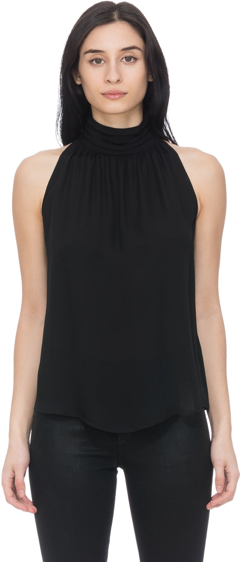 Joie: Black Erola Sleeveless Blouse - 1