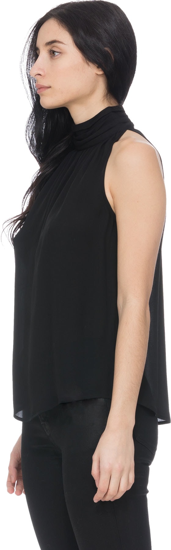 Joie: Black Erola Sleeveless Blouse - 2