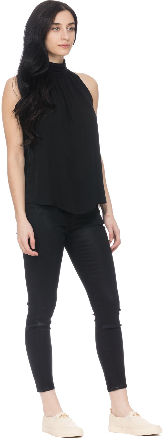 Joie: Black Erola Sleeveless Blouse - 4