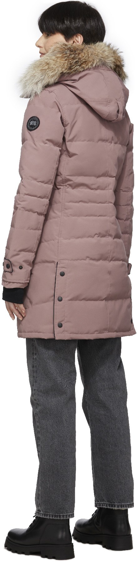 Canada Goose: Purple Black Label Lorette Parka - 3