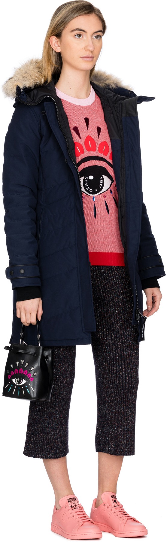 Canada Goose: Blue Lorette Parka - 4