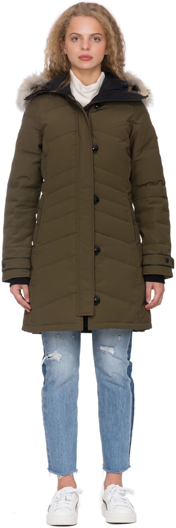 Canada Goose: Green Lorette Parka - 1