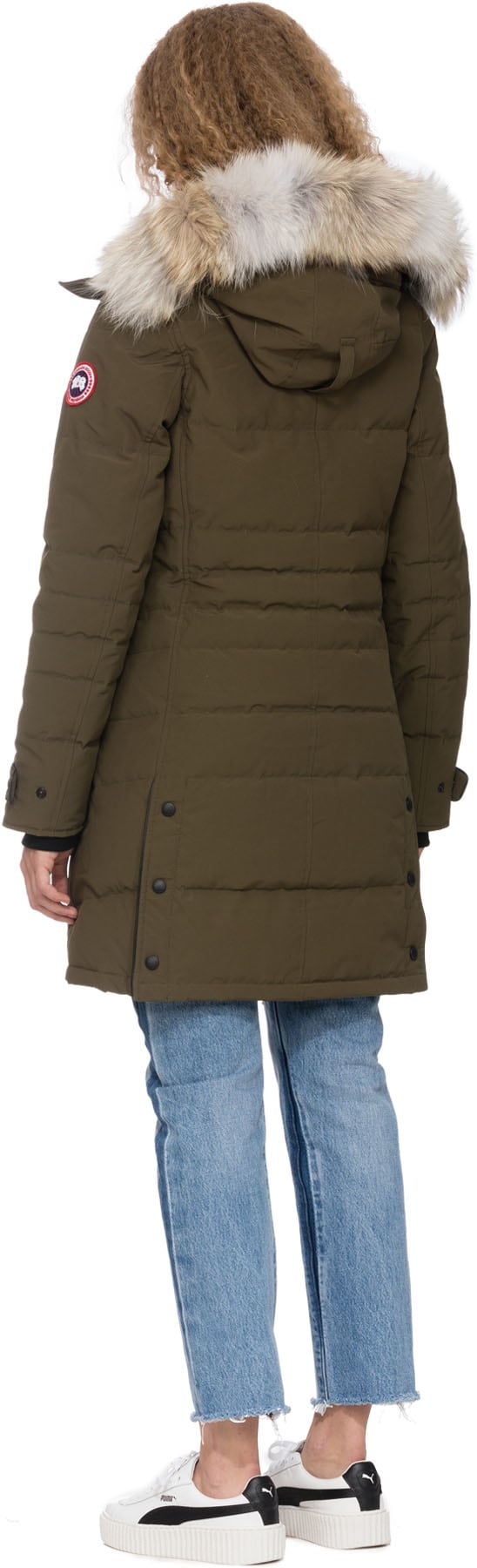 Canada Goose: Green Lorette Parka - 3