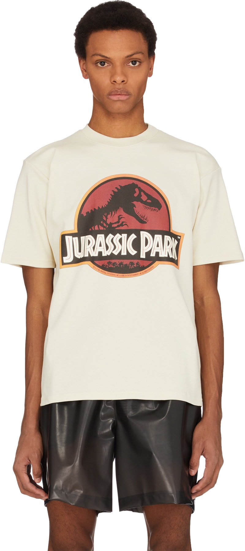 GCDS: Neutrals Jurassic Park T-Shirt - 1