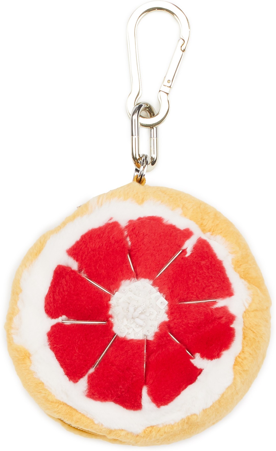 Yves Salomon: Multicolor Grapefruit Key Ring - 1
