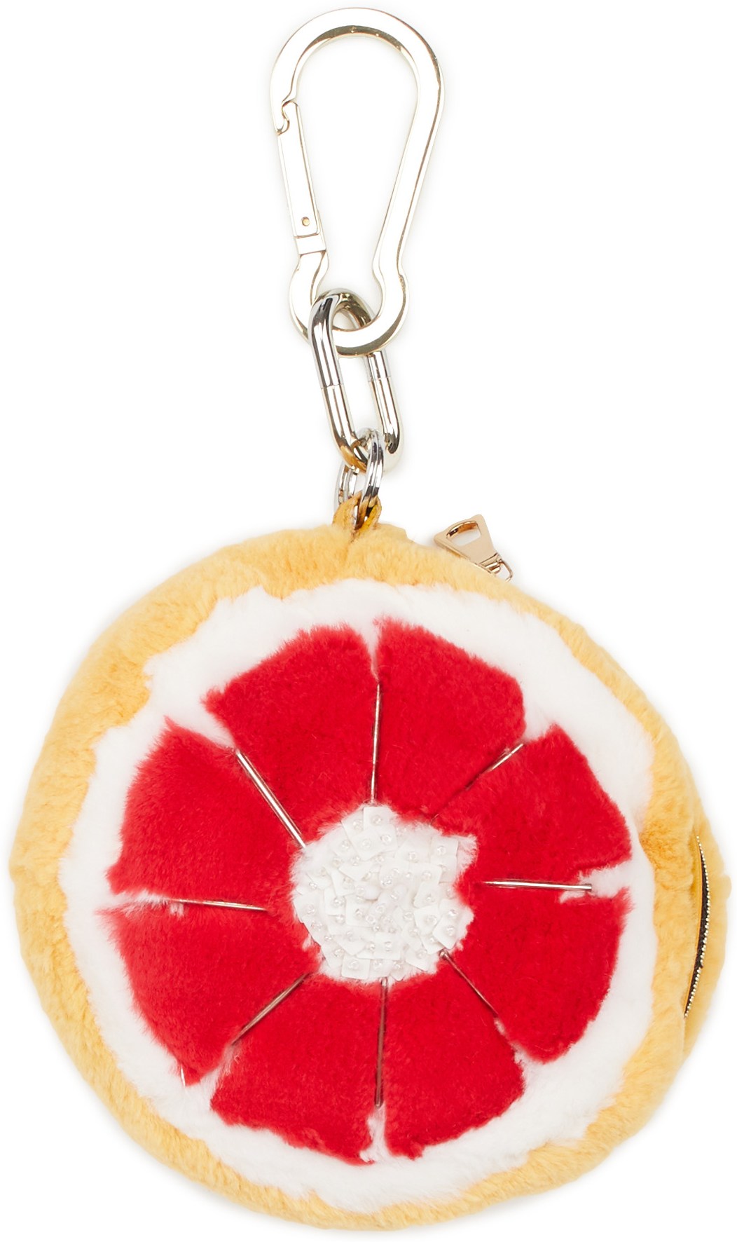 Yves Salomon: Multicolor Grapefruit Key Ring - 2