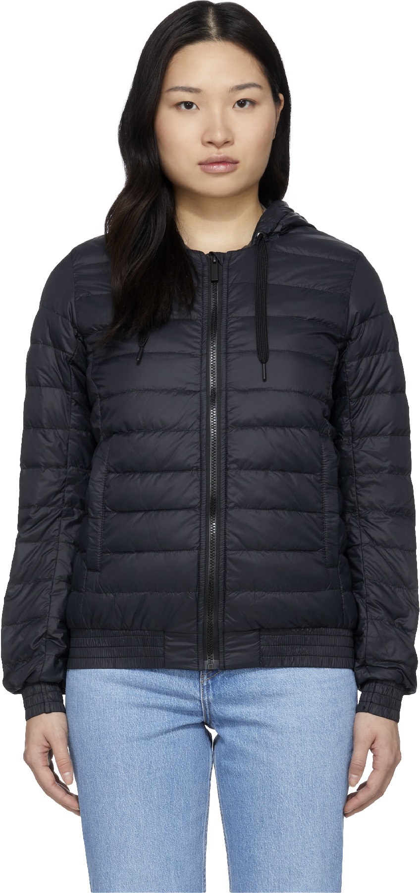 Canada Goose: Noir Manteau à Capuche Richmond Black Label Noir - 1
