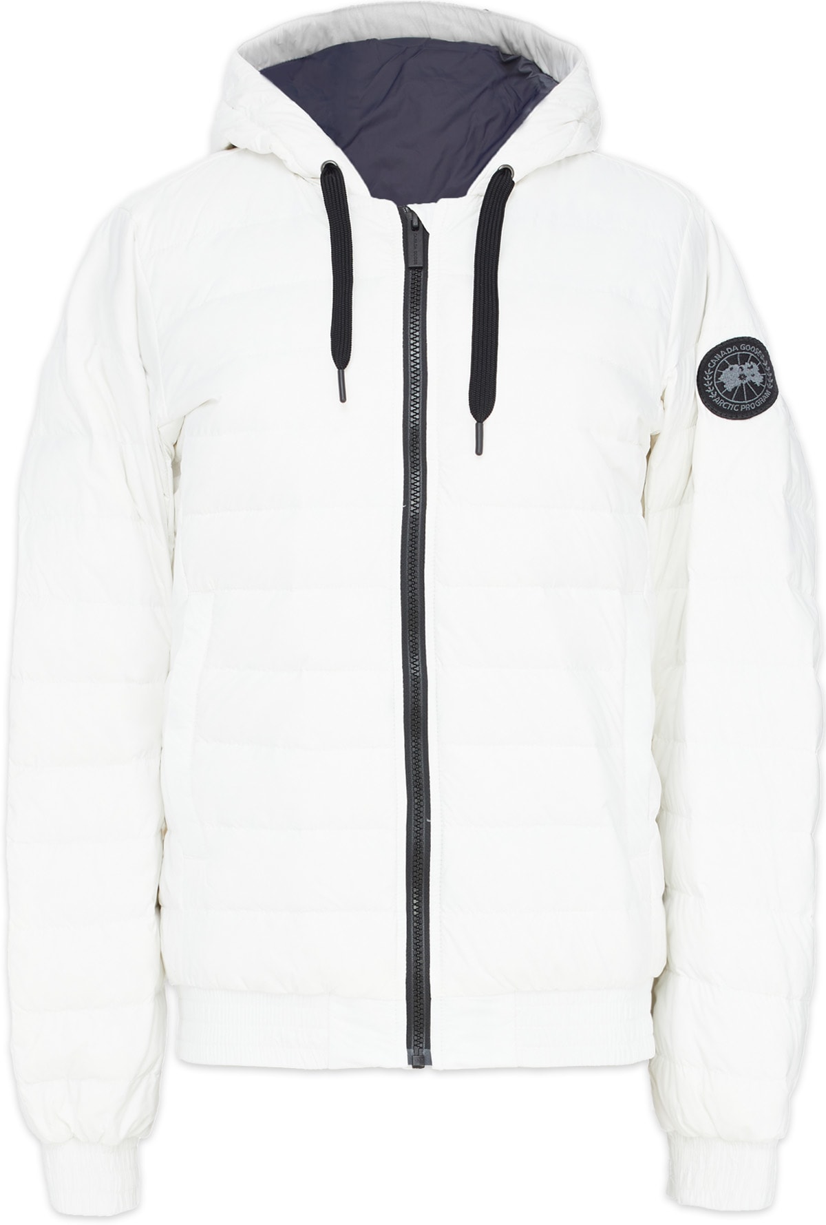 Canada Goose: White Black Label Richmond Hoodie - 1