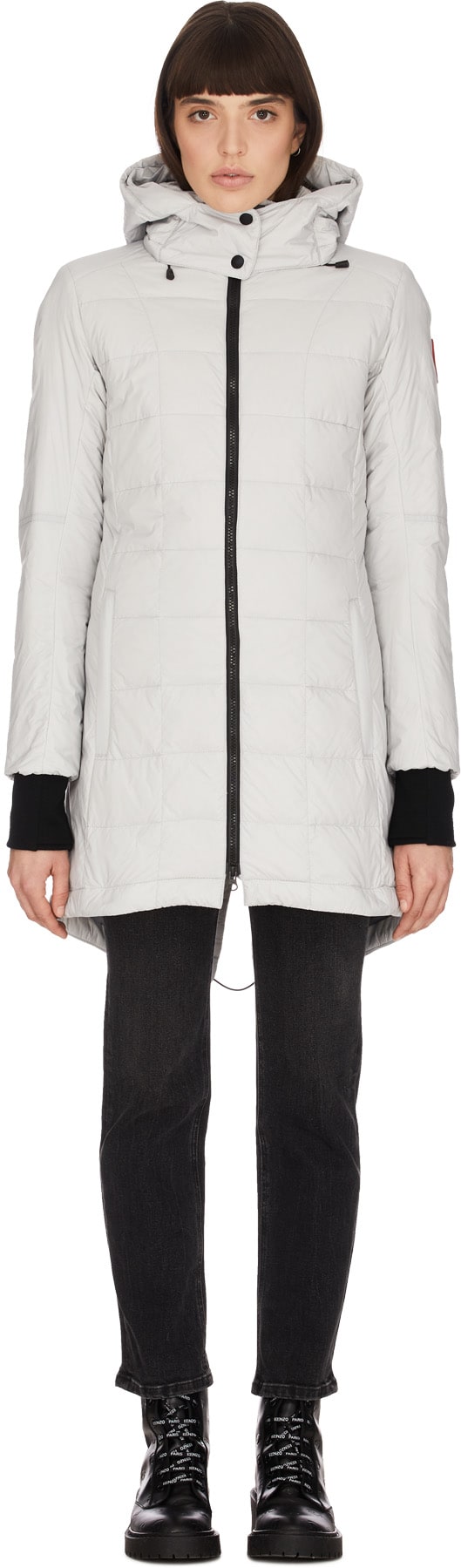 Canada Goose: Argent Manteau Ellison Argent - 1