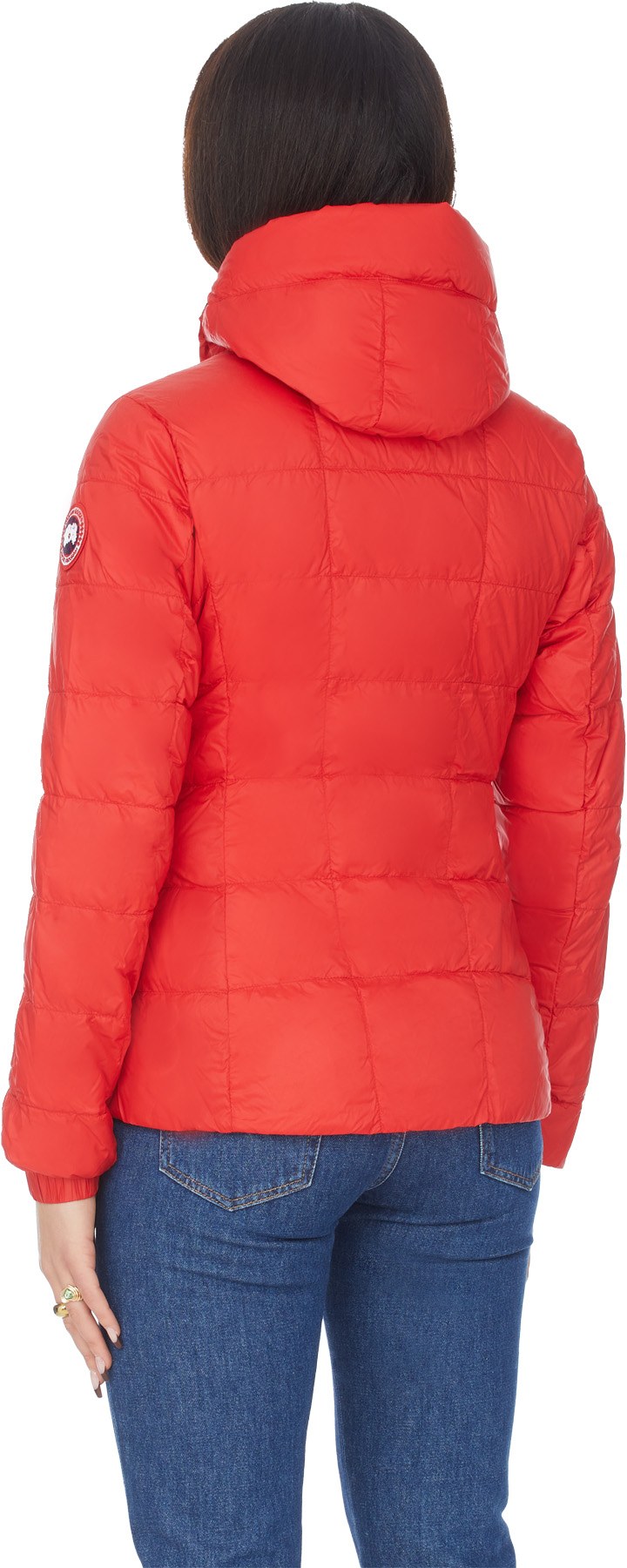 Canada Goose: Rouge Manteau à Capuche Abbott Rouge - 3