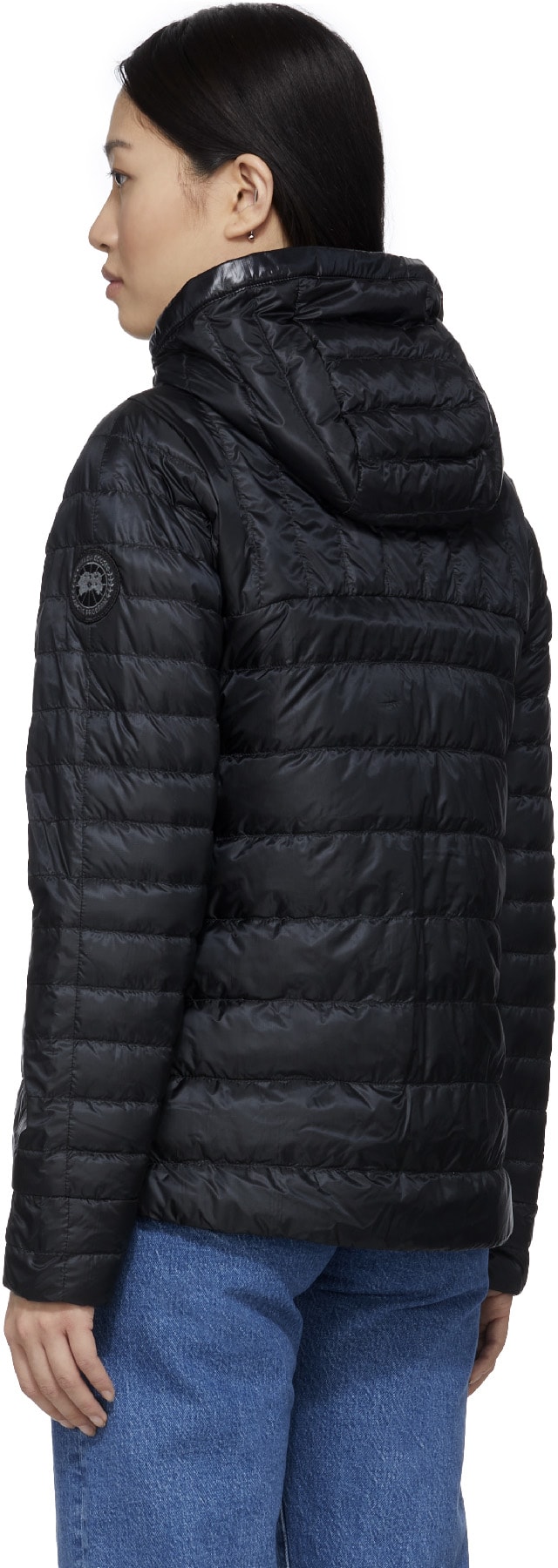 Canada Goose: Noir Manteau à Capuche Roxboro Black Label Noir - 3