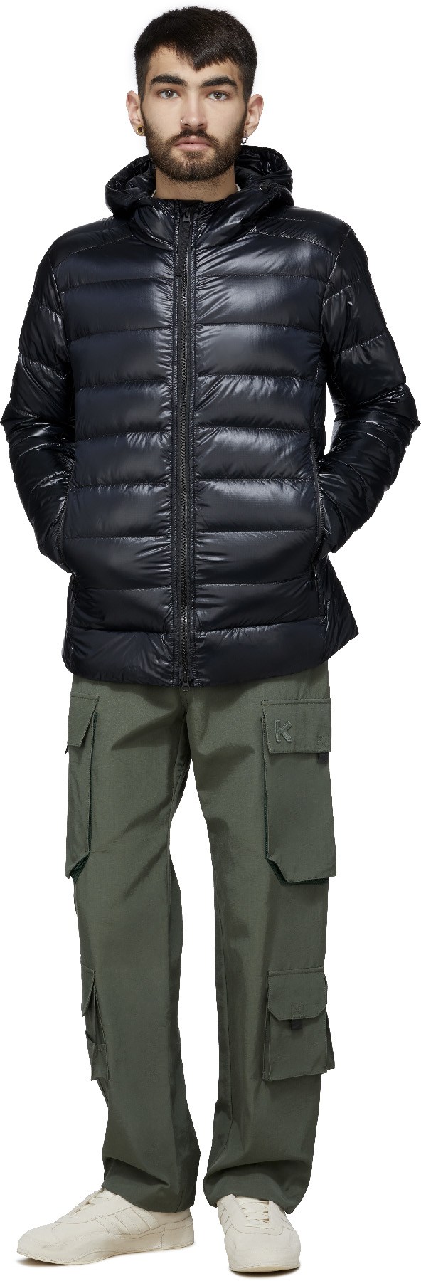 Canada Goose: Black Black Label Crofton Hoodie - 4