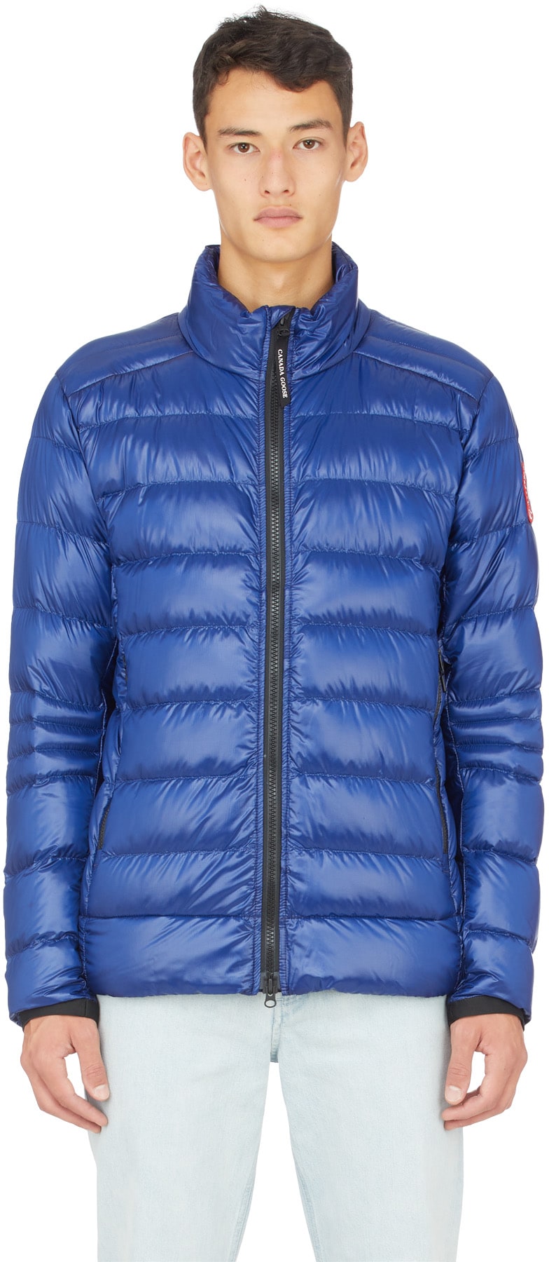 Canada Goose: Blue Crofton Jacket - 1