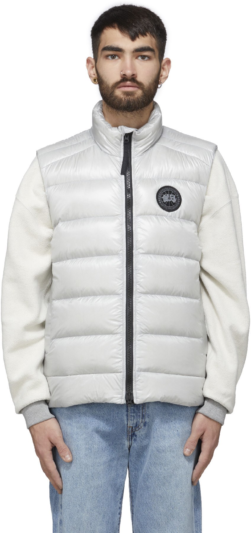 Canada Goose: Silver Black Label Crofton Vest - 1