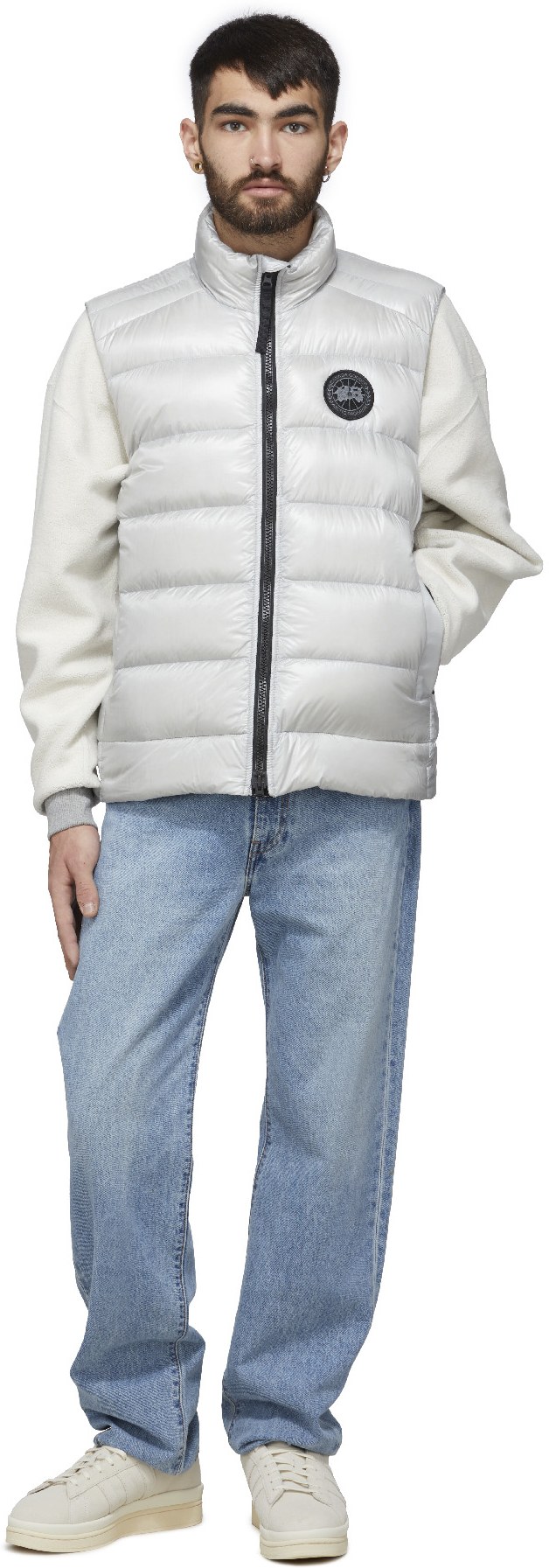 Canada Goose: Silver Black Label Crofton Vest - 4