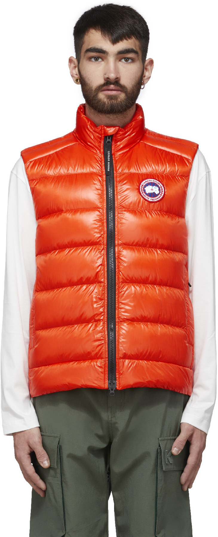 Canada Goose: Orange Crofton Vest - 1