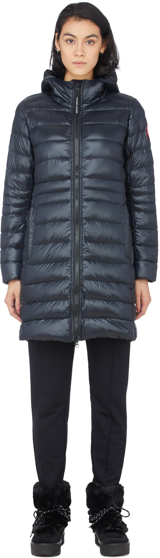 Canada Goose: Black Cypress Hooded Jacket - 1