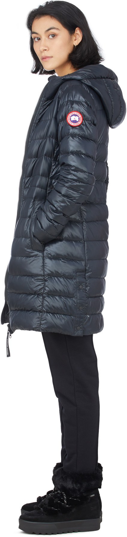 Canada Goose: Black Cypress Hooded Jacket - 4