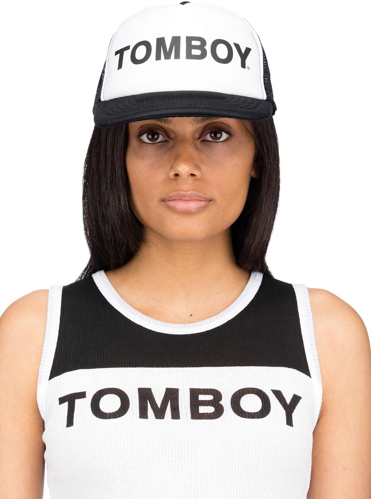 Filles a Papa: Black Ben Trucker Cap - 1