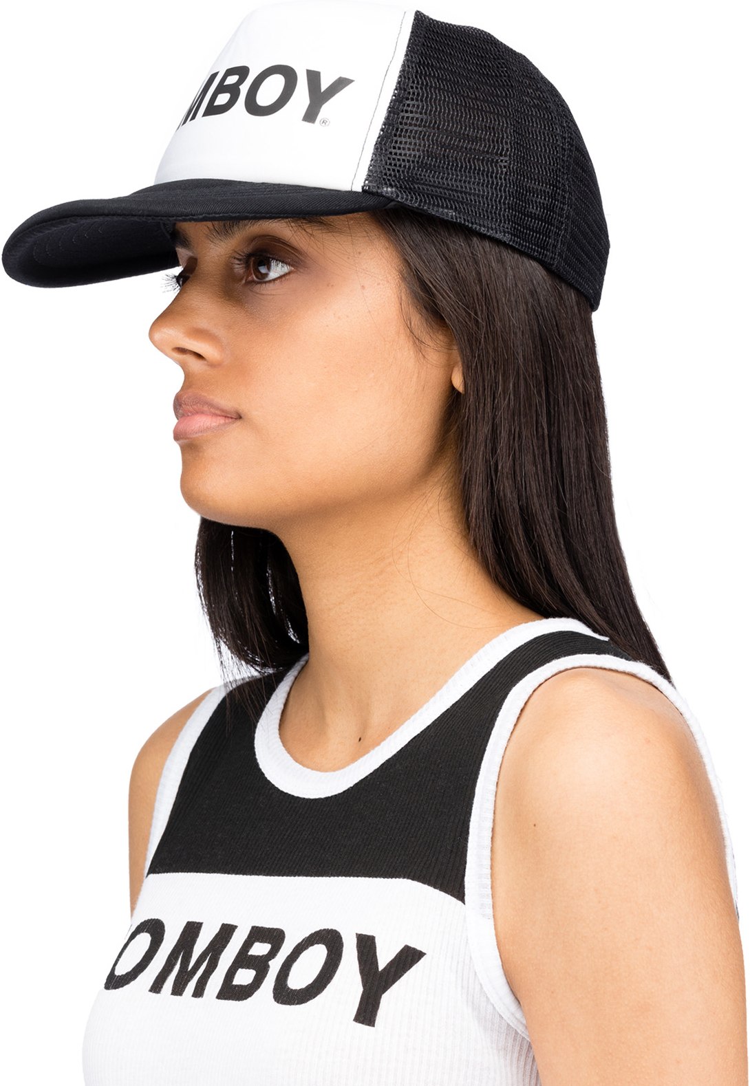 Filles a Papa: Black Ben Trucker Cap - 2
