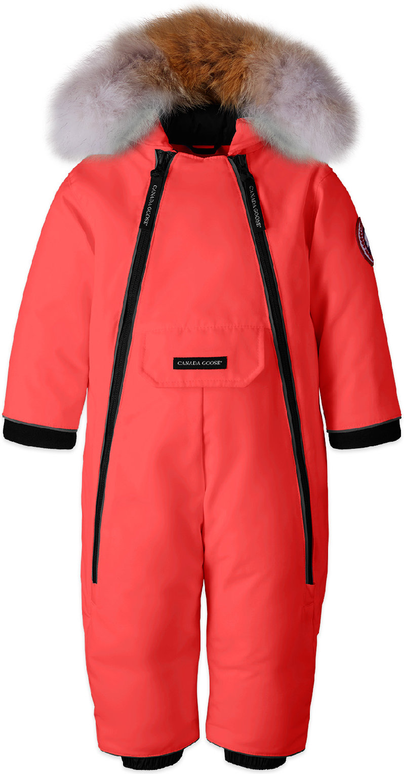 Canada Goose: Red Baby Lamb Snowsuit - 1