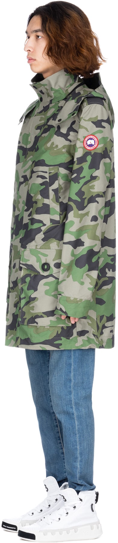 Canada Goose: Multicolor Crew Trench Print - 2