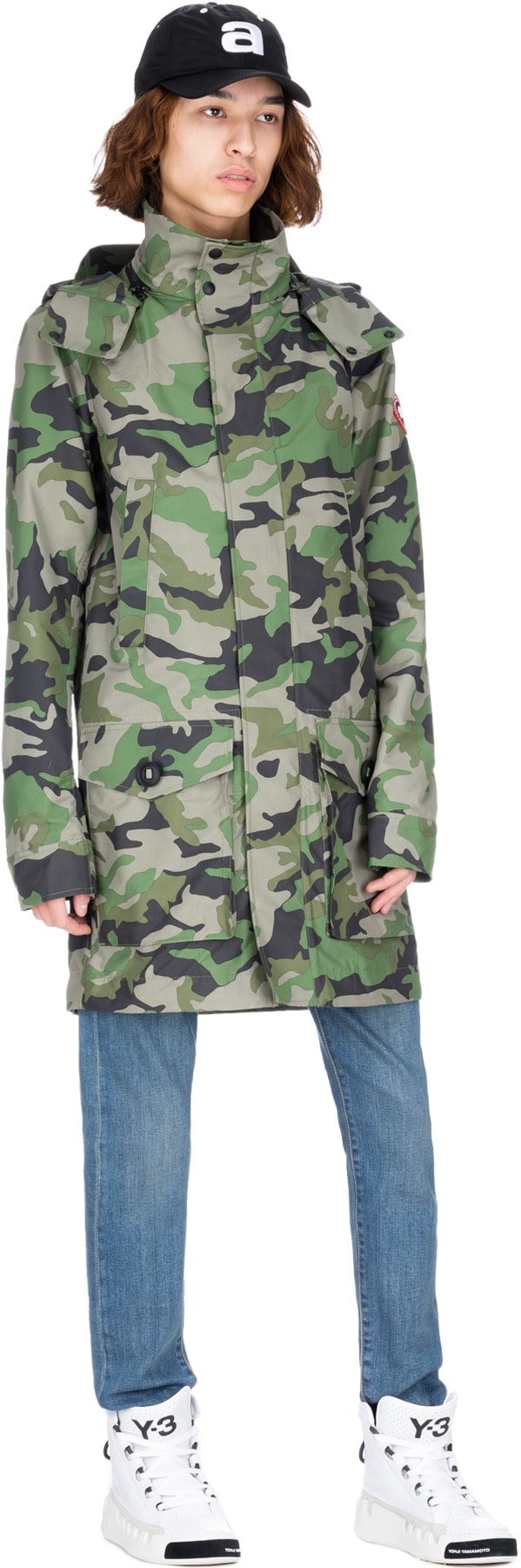 Canada Goose: Multicolor Crew Trench Print - 4