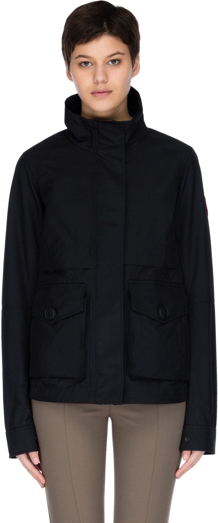 Canada Goose: Black Elmira Jacket - 1