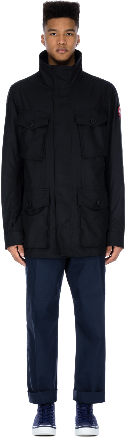 Canada Goose: Noir Manteau Stanhope Noir - 1