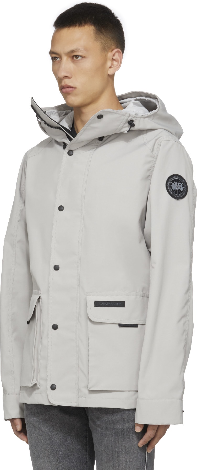 Canada Goose: Grey Black Label Lockeport Jacket - 2