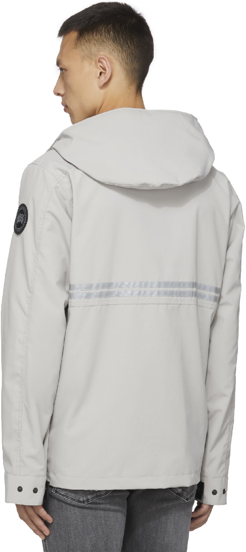 Canada Goose: Grey Black Label Lockeport Jacket - 3