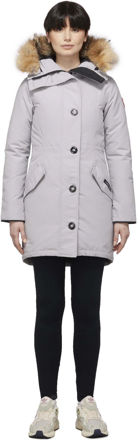 Canada Goose: Gris Parka Rossclair Gris - 1