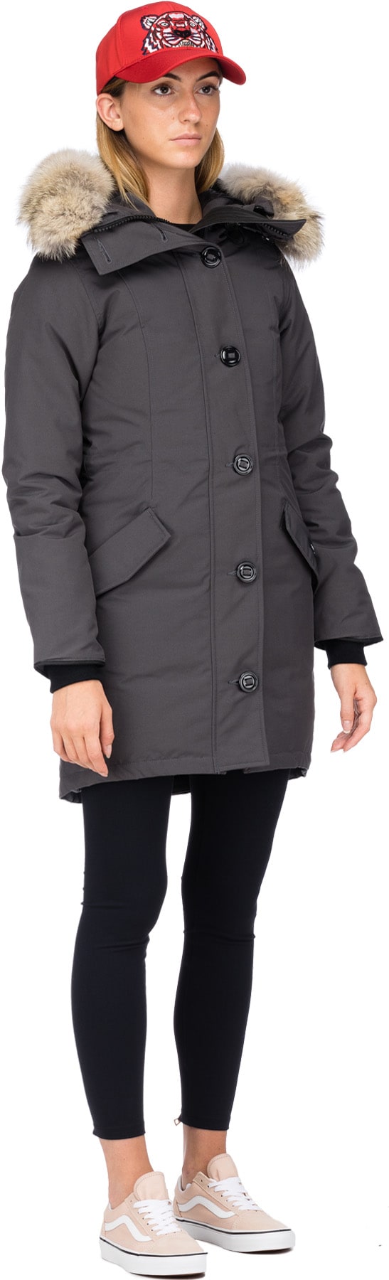 Canada Goose: Grey Rossclair Parka - 4