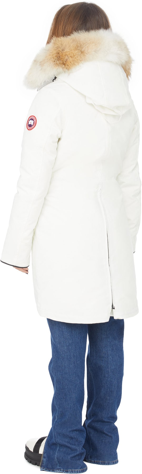 Canada Goose: Blanc Parka Rossclair Blanc - 3