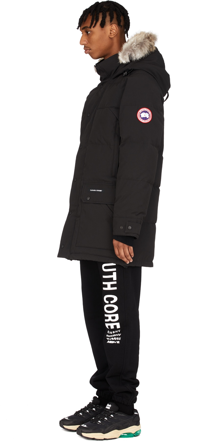 Canada Goose: Noir Parka Emory Noir - 2