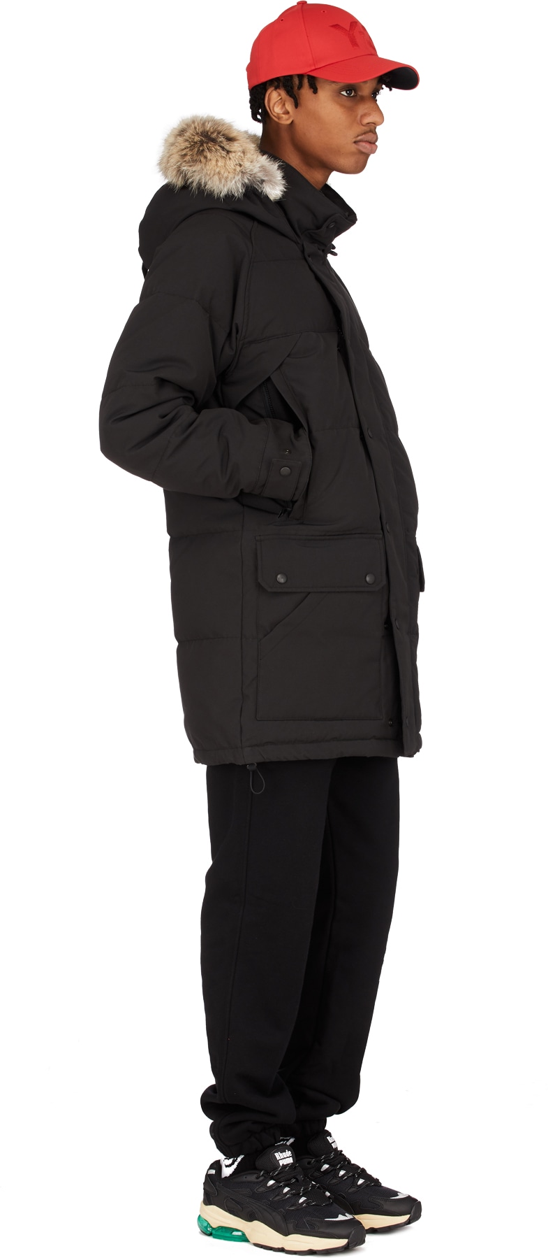 Canada Goose: Noir Parka Emory Noir - 4