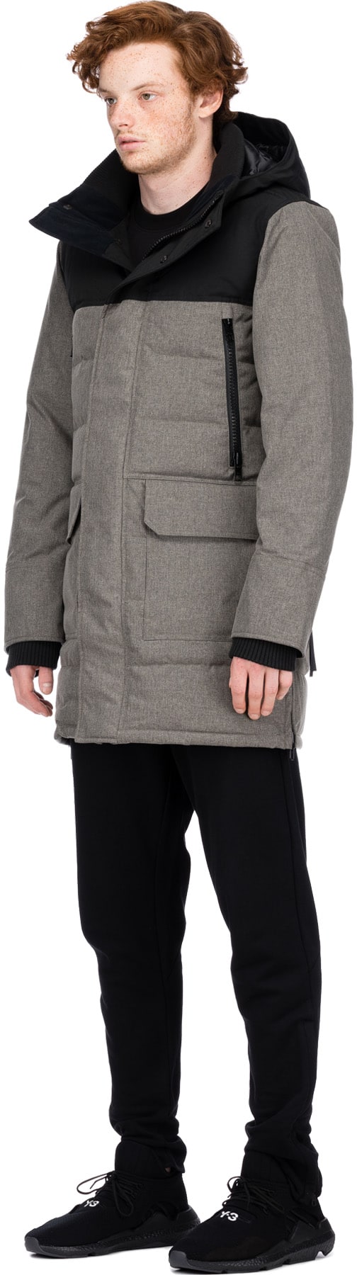 Canada Goose: Grey Black Label Balmoral Parka - 2