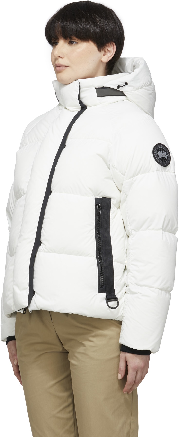 Canada Goose: White Black Label Junction Parka - 2