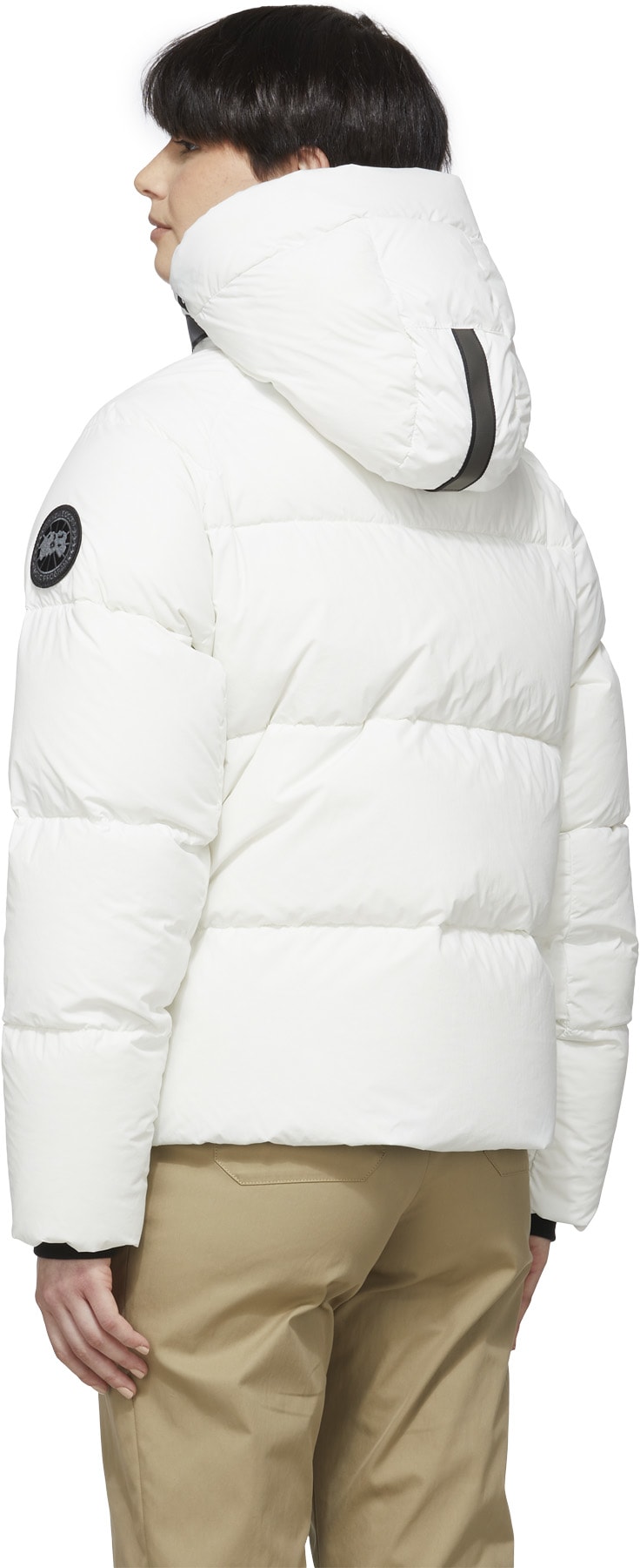 Canada Goose: White Black Label Junction Parka - 3