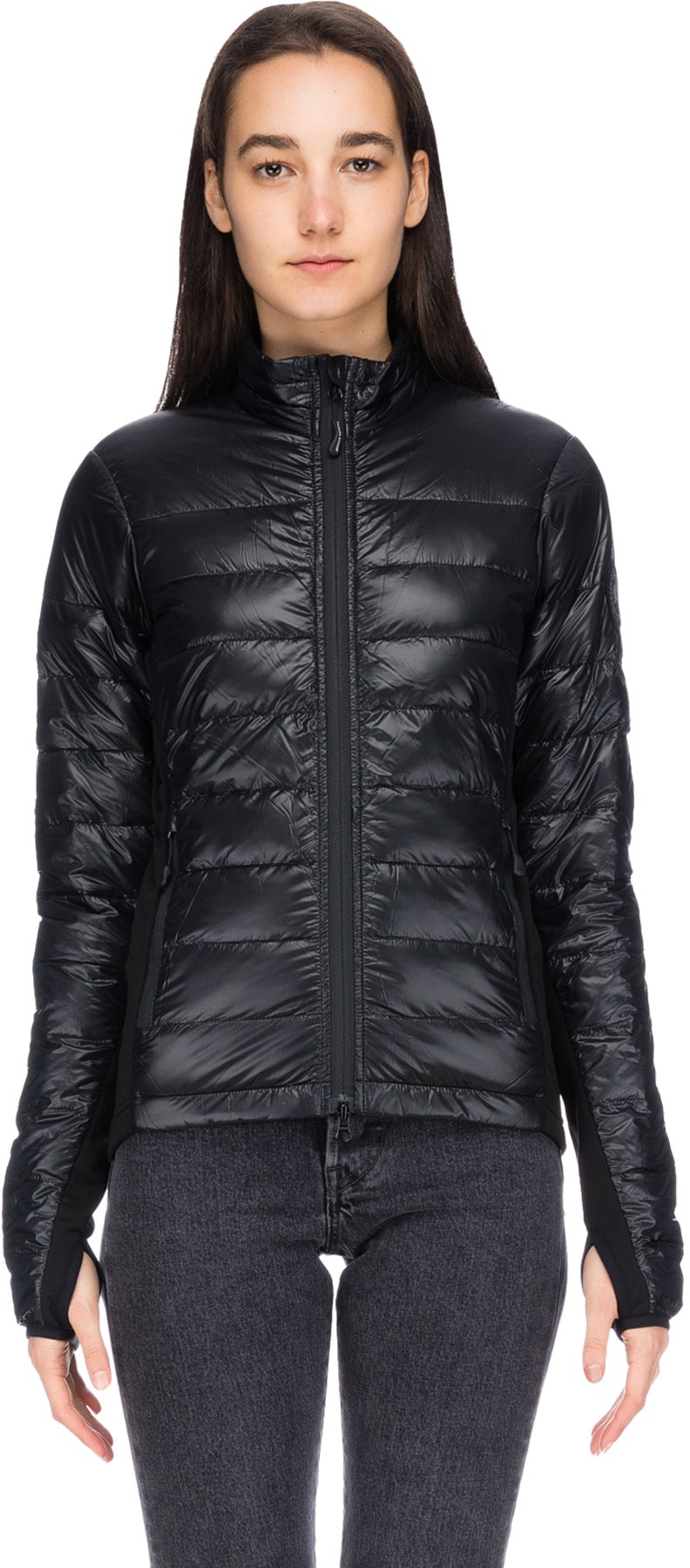 Canada Goose: Black Black Label HyBridge Lite Jacket - 1