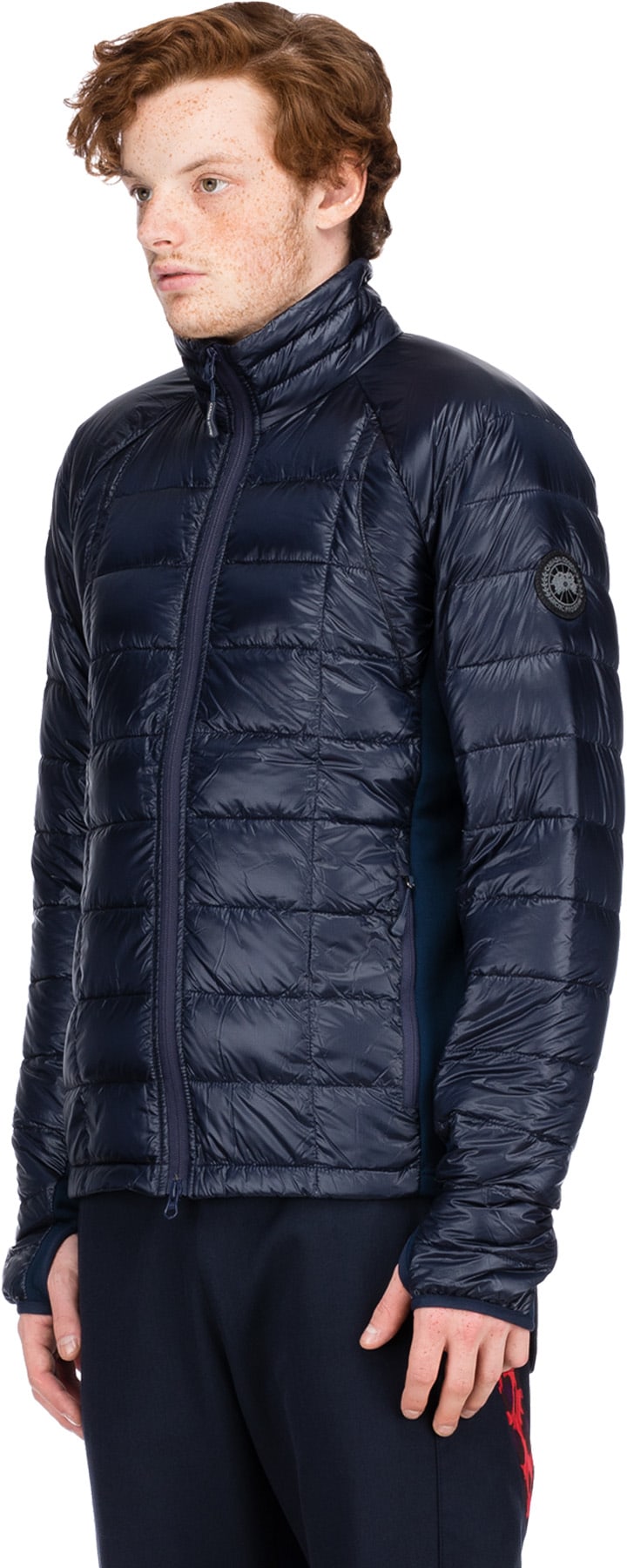 Canada Goose: Bleu Veste HyBridge Lite Black Label Bleu - 2