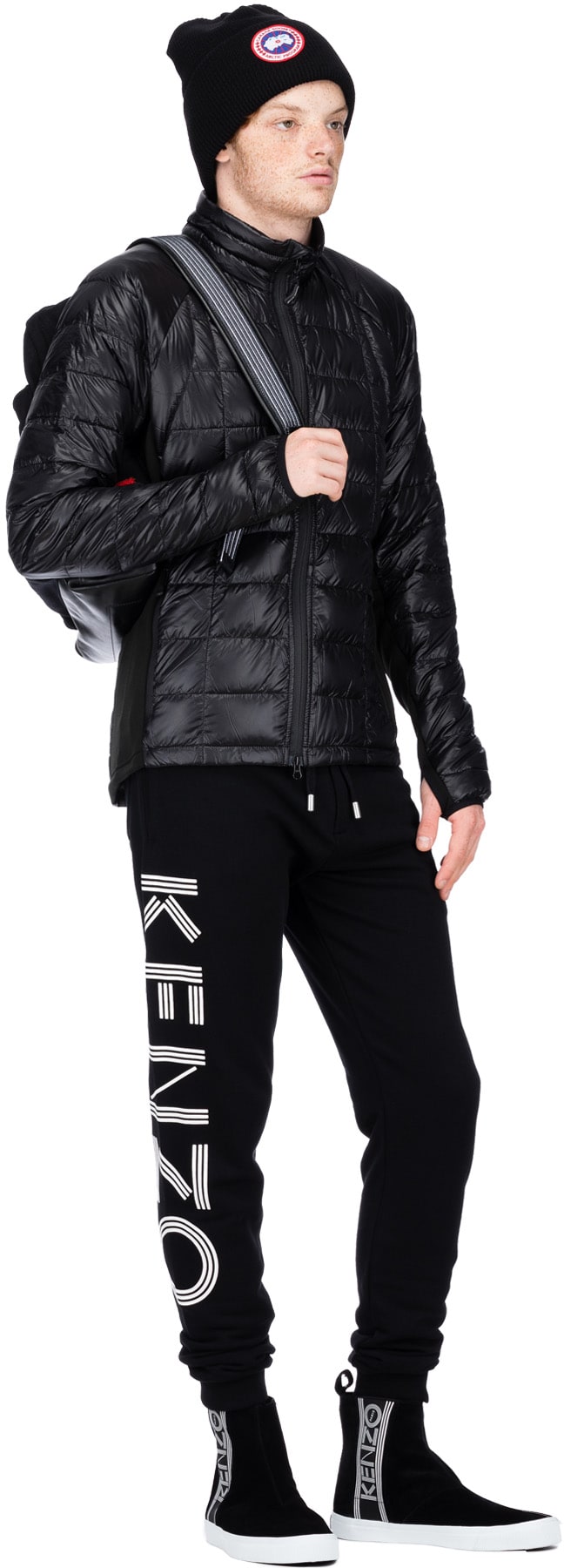 Canada Goose: Black Black Label HyBridge Lite Jacket - 4