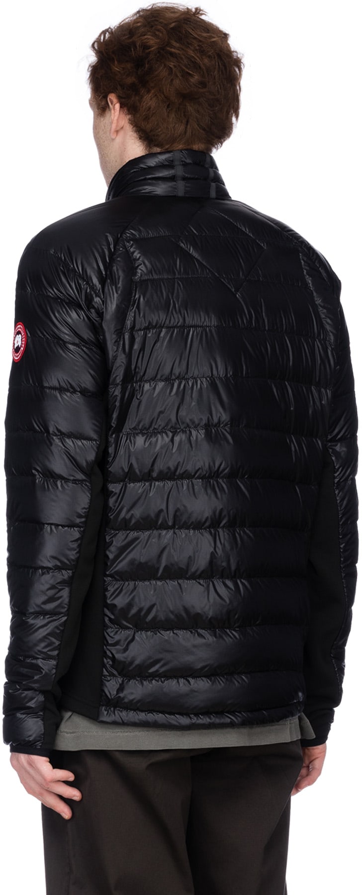 Canada Goose: Noir Veste Hybridge Lite Noir - 3
