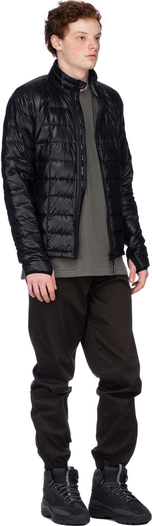 Canada Goose: Noir Veste Hybridge Lite Noir - 4