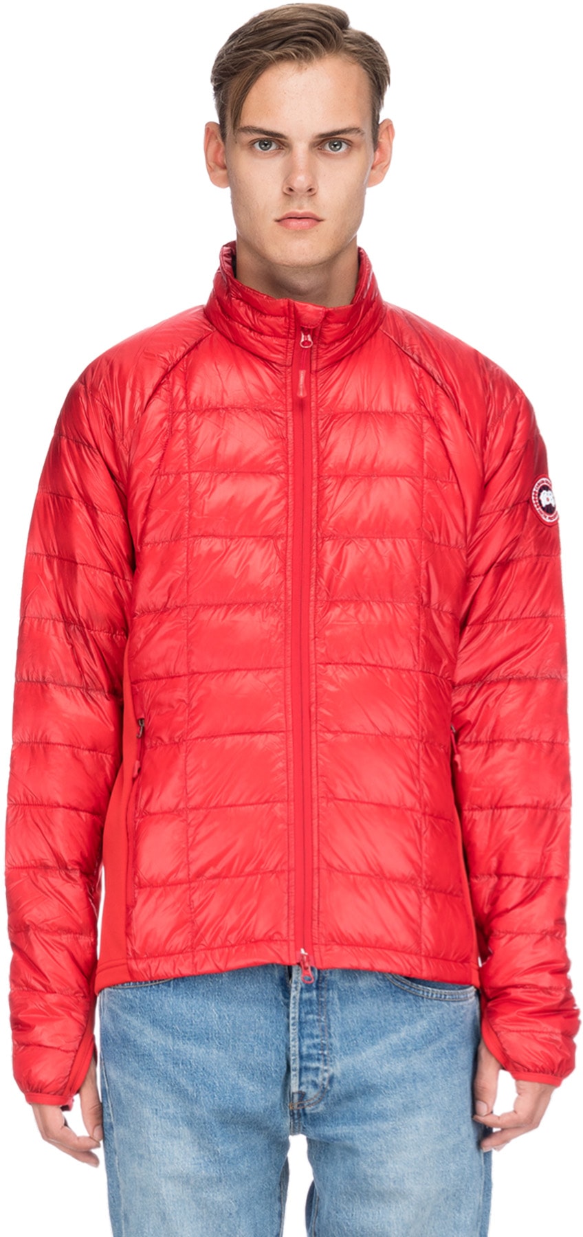 Canada Goose: Red Hybridge Lite Jacket - 1