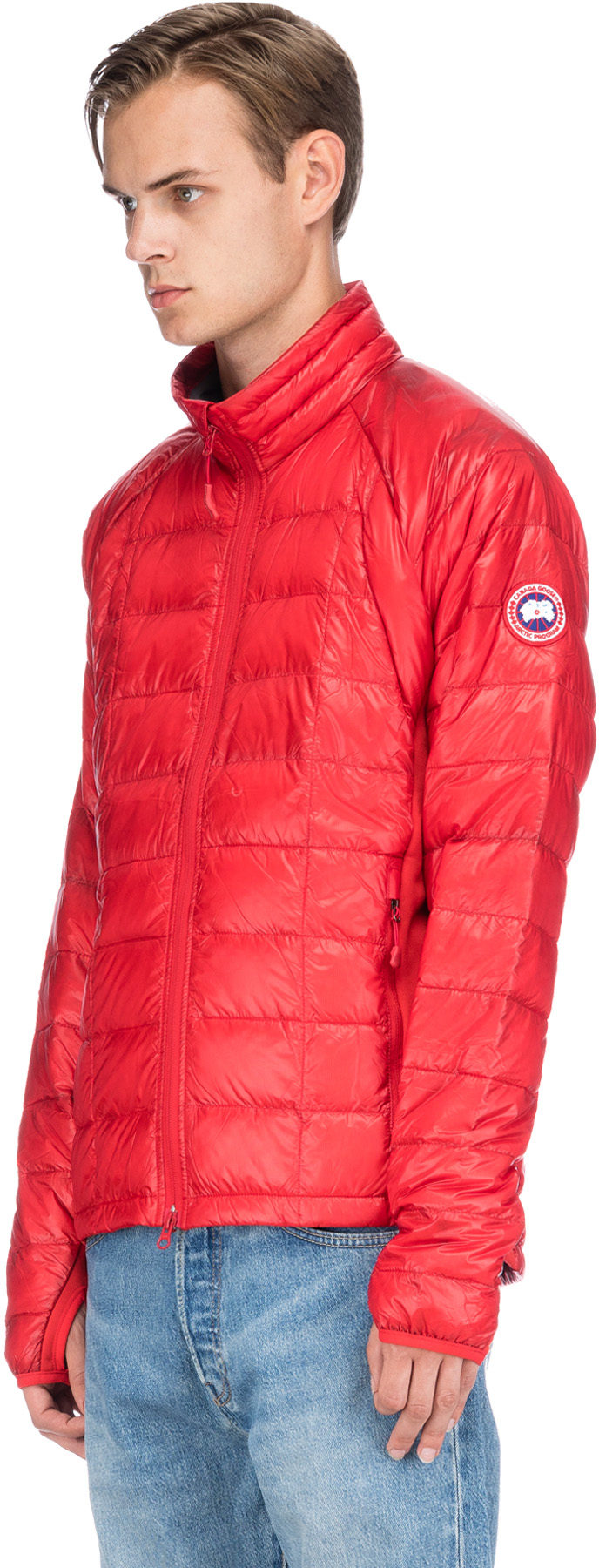 Canada Goose: Red Hybridge Lite Jacket - 2