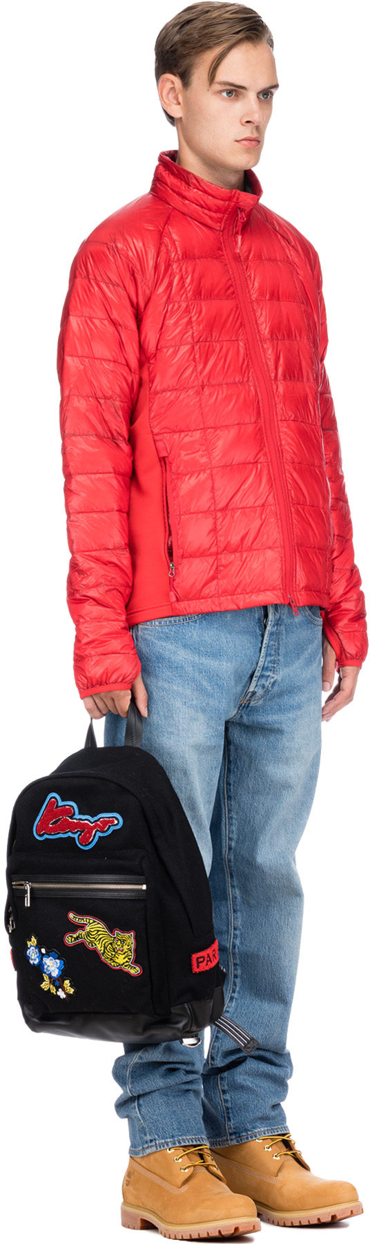 Canada Goose: Red Hybridge Lite Jacket - 4