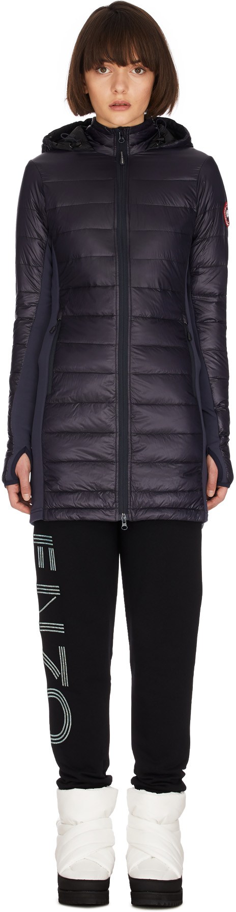 Canada Goose: Blue Hybridge Lite Coat - 1