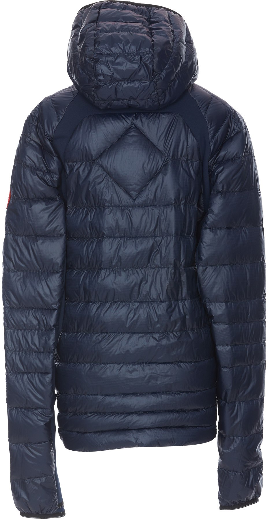 Canada Goose: Bleu Manteau à Capuche Hybridge Lite Tech Bleu - 2